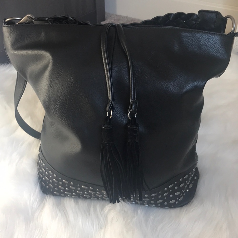 Black Steve madden tote bag